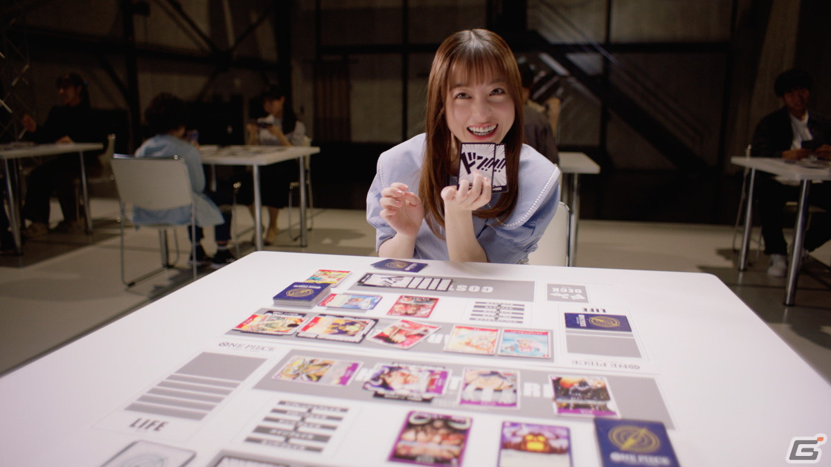 「ONE PIECEカードゲーム」橋本環奈さんが出演するTVCMが7月1日より放送！デッキを開封し思わず歓喜した推しキャラとはの画像3