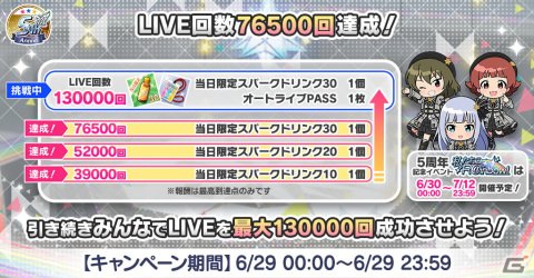 「アイドルマスター ミリオンライブ！ シアターデイズ」は5周年！特別PVや盛りだくさんの記念キャンペーンをチェックの画像10