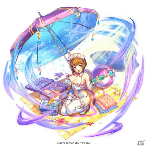 「神姫PROJECT A」サタンとニケが水着姿で登場！レイドイベント「悪魔のカマボコ サタンVSケイオスシャーク」も開催の画像3