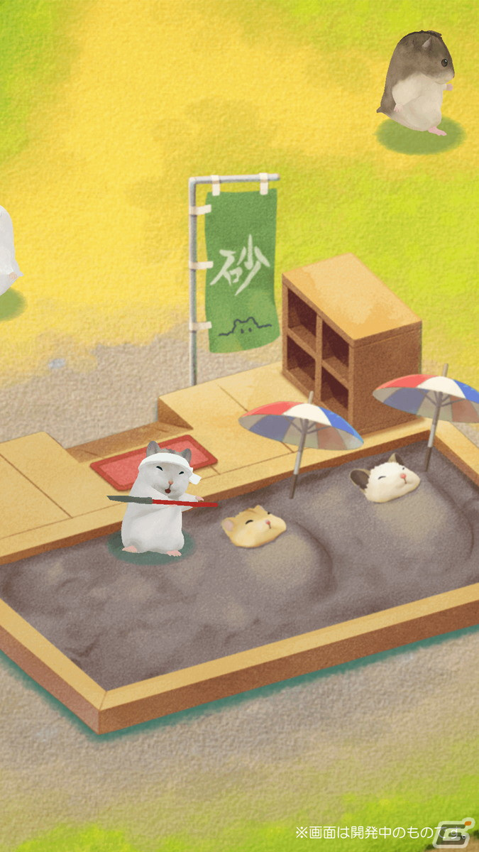 iOS/Android「ハムスターの里」の事前登録が開始！隙間時間だけでも楽しめるハムスターの里づくりシミュレーションの画像2