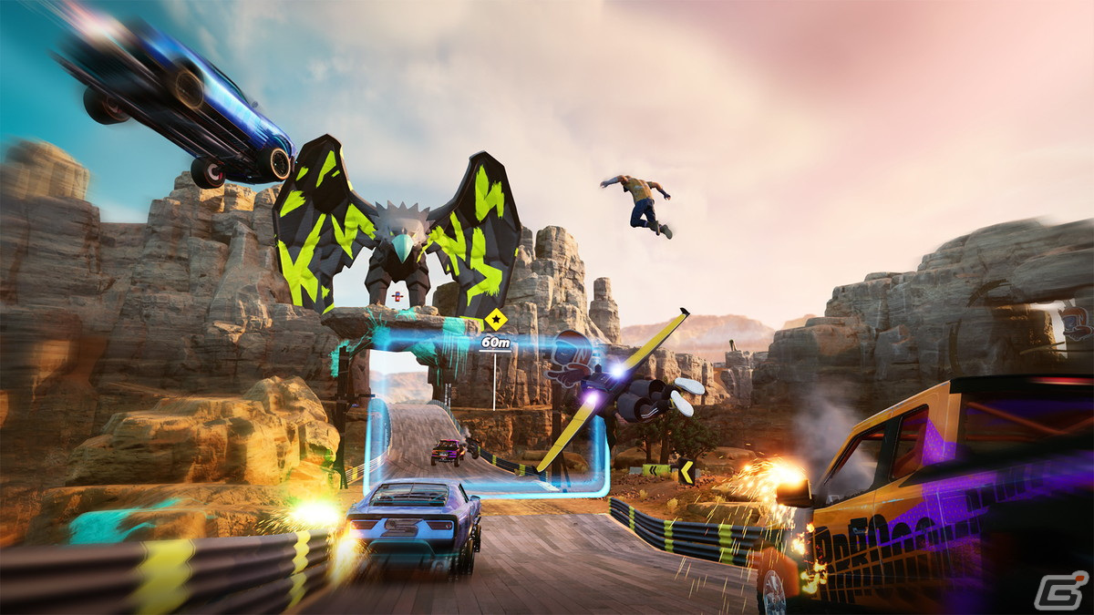 射出機能が特徴のエクストリームスポーツ・レースゲーム「Stuntfest - World Tour」が発売決定！の画像4