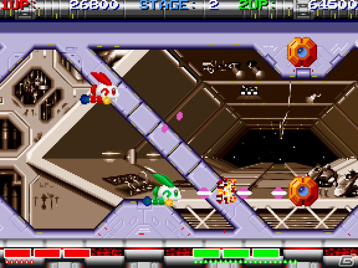 PS4/Switch「アーケードアーカイブス ラビオレプス」が7月7日に配信！特殊戦闘メカ「USAGI」で戦う横スクロールSTGの画像2