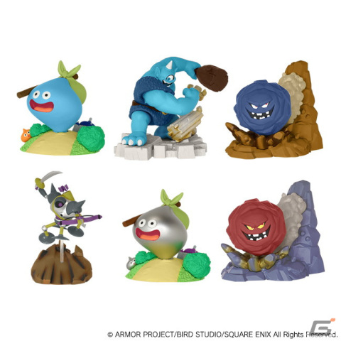 「ドラゴンクエスト 立体モンスター図鑑フィギュア」シリーズの第2弾が登場！スライムやギガンテスら6体がラインナップの画像1