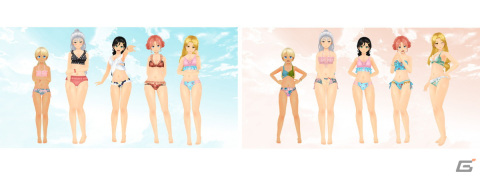 「スクールガールストライカーズ2」で2種のデザインから選べる総勢38名分の新作水着が登場！「エテルノオリエンタルサマー2022」開催の画像10
