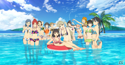 「スクールガールストライカーズ2」で2種のデザインから選べる総勢38名分の新作水着が登場！「エテルノオリエンタルサマー2022」開催の画像2