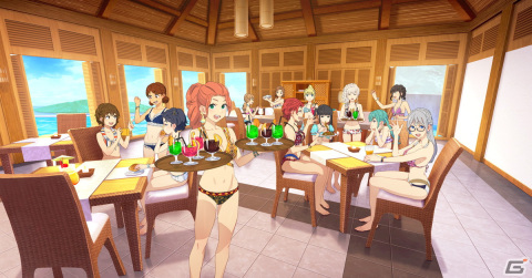 「スクールガールストライカーズ2」で2種のデザインから選べる総勢38名分の新作水着が登場！「エテルノオリエンタルサマー2022」開催の画像3