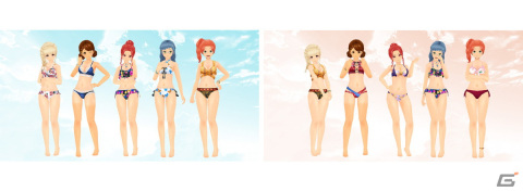 「スクールガールストライカーズ2」で2種のデザインから選べる総勢38名分の新作水着が登場！「エテルノオリエンタルサマー2022」開催の画像6