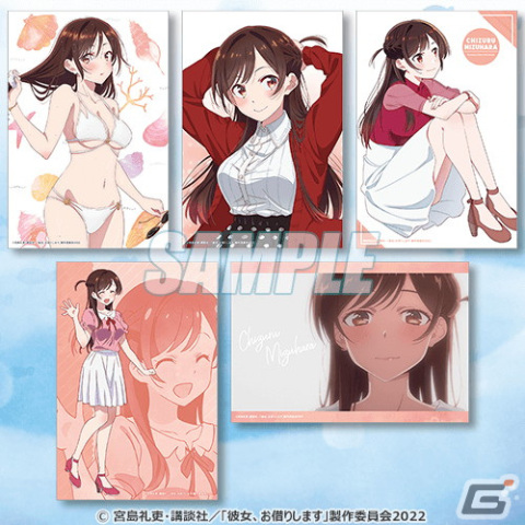 TVアニメ「彼女、お借りします」水着と彼女をテーマとした新規描き下ろしを使用したオンラインくじが登場！の画像8