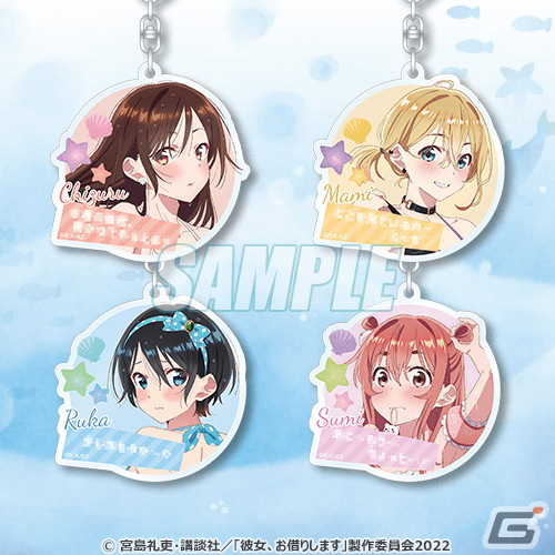 TVアニメ「彼女、お借りします」水着と彼女をテーマとした新規描き