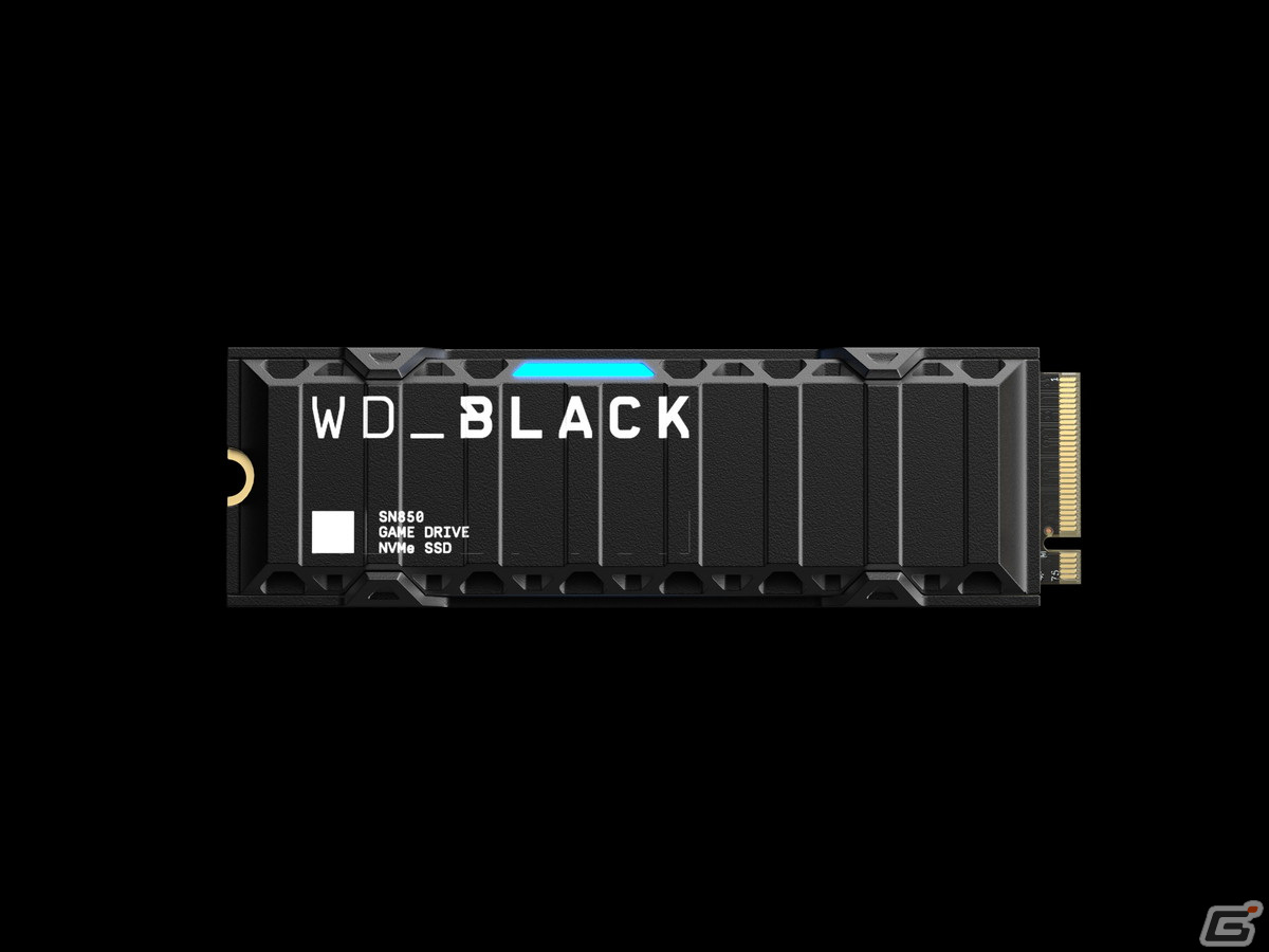 初のPS5向け公式M.2 SSD「WD_BLACK SN850 NVMe M.2 SSD」が8月中旬に発売！1TBと2TBの2種を展開予定の画像2