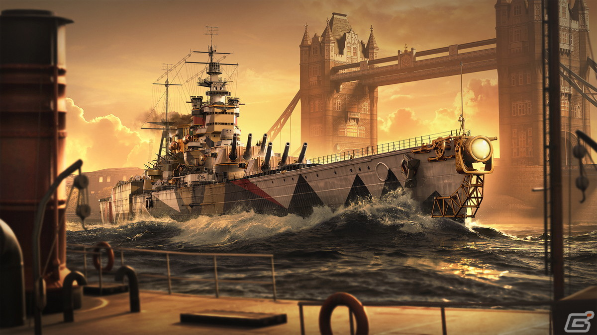 「World of Warships」でイギリスの巡洋戦艦がアーリーアクセスに登場！の画像1