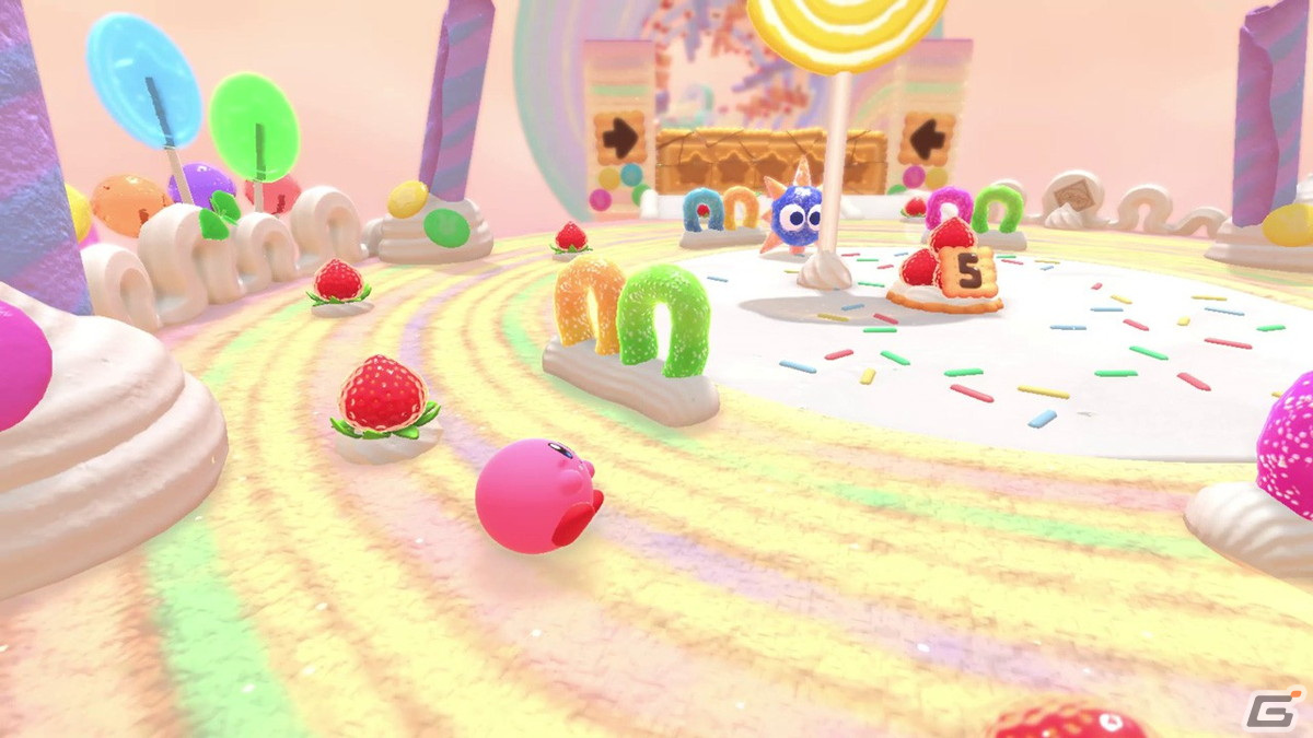 今度のカービィはお菓子に変身！？対戦アクションゲーム「カービィのグルメフェス」が2022年夏にSwitchで配信決定の画像2