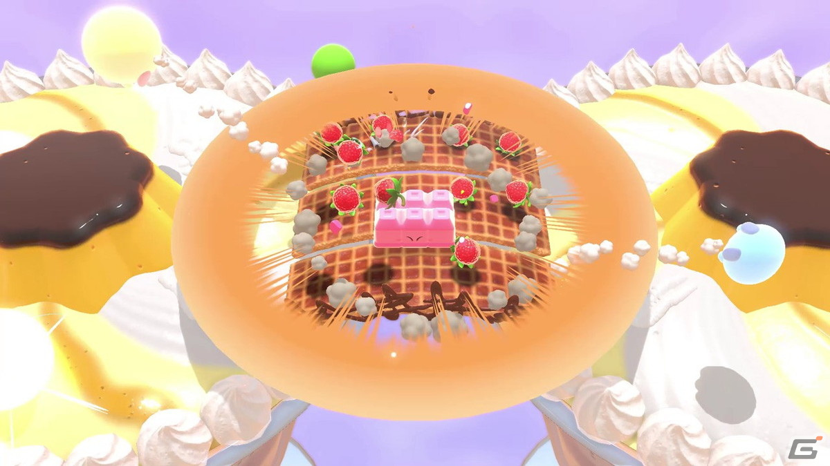 今度のカービィはお菓子に変身！？対戦アクションゲーム「カービィのグルメフェス」が2022年夏にSwitchで配信決定の画像4
