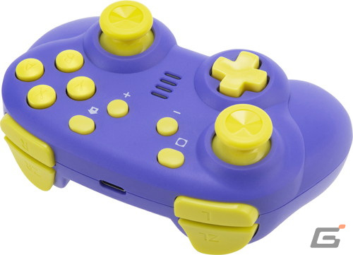ジャイロ＆加速度センサーを搭載したSwitch用コントローラーの新色パープル×イエローとイエロー×パープルが登場！の画像11