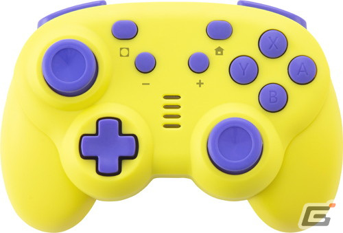 ジャイロ＆加速度センサーを搭載したSwitch用コントローラーの新色パープル×イエローとイエロー×パープルが登場！の画像13