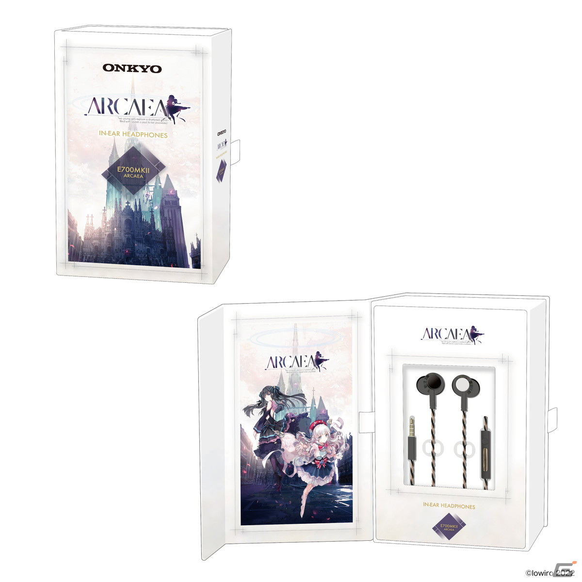 オンキヨー、「Arcaea」とコラボしたハイレゾ対応インイヤー