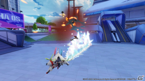 「機動都市X」×「プロメア」コラボが開始！リオデガロンとマトイテッカーが登場し映画のような燃えるバトルを再現の画像8