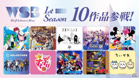 「ヴァイスシュヴァルツブラウ」ファーストシーズンでは「ちいかわ」を含む10作品が参戦！発売スケジュールも発表にの画像8