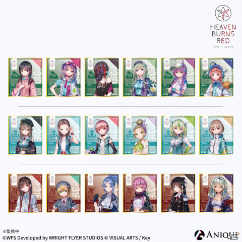 「ヘブンバーンズレッド」無料でいつでも楽しめるオンライン展覧会が開催！アクリルブロックなど限定グッズ第2弾も販売開始の画像6