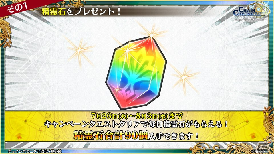 「チェインクロニクル」9周年生放送で第4部のフィーナ登場や「潜艦の世界篇」の情報が公開！の画像33