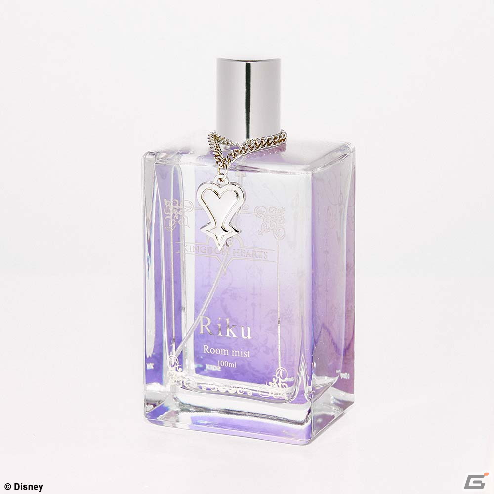 キングダムハーツ　シオン　ロクサス　 ルームフレグランスミスト キングダム ハーツ」よりロクサス、アクセル、シオンをモチーフ