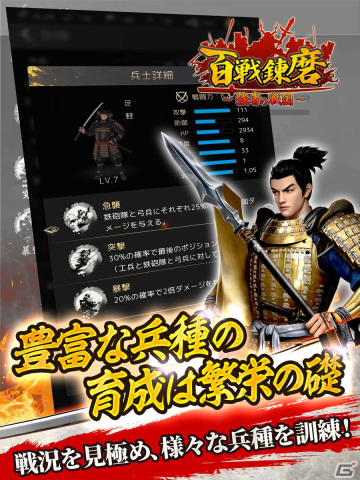戦国乱世を舞台とした戦国シミュレーションゲーム「百戦錬磨～強者の戦国～」の事前登録が開始！の画像4