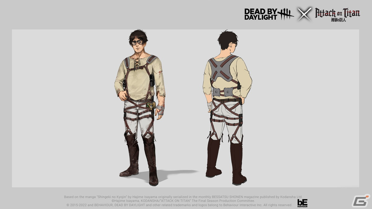 「Dead by Daylight」に「進撃の巨人」とのコラボスキンが登場！鎧の巨人と戦鎚の巨人がキラーにの画像2