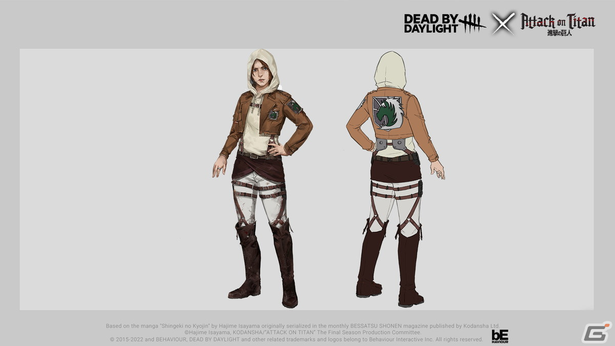 「Dead by Daylight」に「進撃の巨人」とのコラボスキンが登場！鎧の巨人と戦鎚の巨人がキラーにの画像5