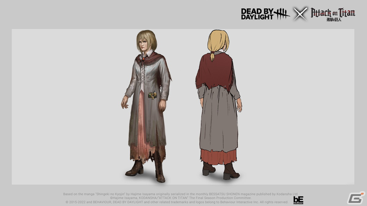 「Dead by Daylight」に「進撃の巨人」とのコラボスキンが登場！鎧の巨人と戦鎚の巨人がキラーにの画像8