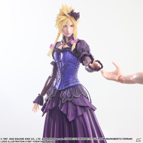 「ファイナルファンタジーVII リメイク」よりドレス姿のクラウドがスタティックアーツとPLAY ARTS改でフィギュア化！の画像14