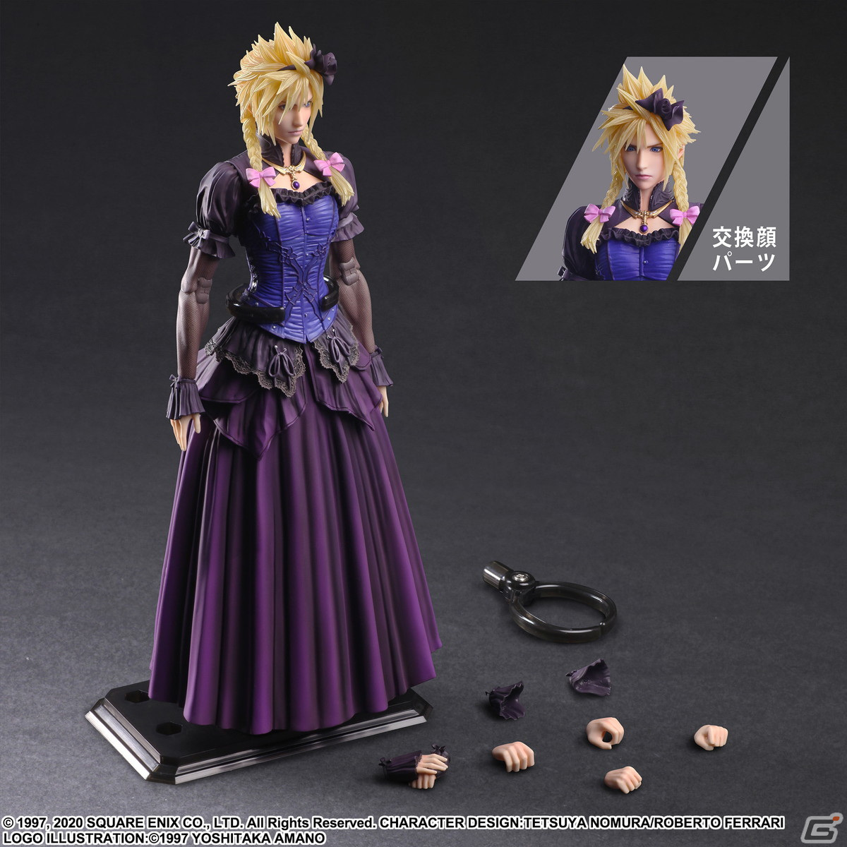 「ファイナルファンタジーVII リメイク」よりドレス姿のクラウドがスタティックアーツとPLAY ARTS改でフィギュア化！の画像12