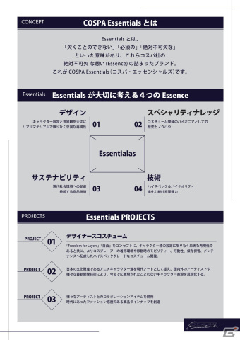 第1弾は「ツイステ」の制服！ハイエンド向けに展開するコスパ新ブランド「COSPA Essentials」の発表会をレポートの画像2