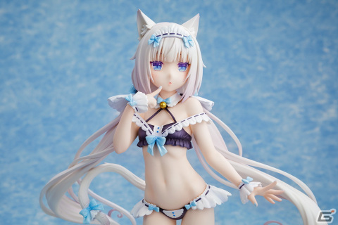 「ネコぱら」よりショコラ/バニラ メイド水着ver.フィギュアが登場！2体セットでは特製台座と手つなぎパーツが付属の画像10