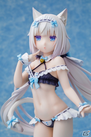 「ネコぱら」よりショコラ/バニラ メイド水着ver.フィギュアが登場！2体セットでは特製台座と手つなぎパーツが付属の画像11