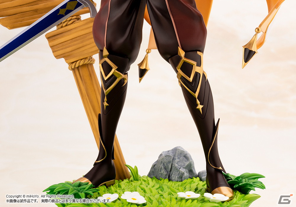 「原神」より蛍と空の1/7スケールフィギュアが2023年4月に発売！衣装の装飾や表情などを精巧に再現の画像27