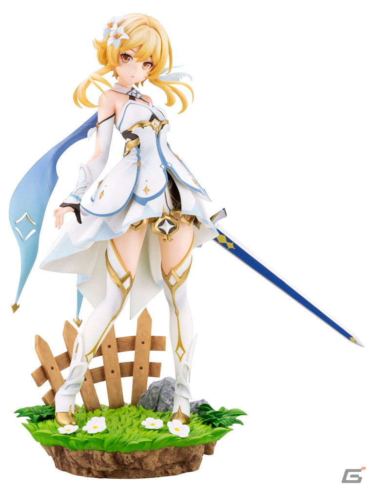 「原神」より蛍と空の1/7スケールフィギュアが2023年4月に発売！衣装の装飾や表情などを精巧に再現の画像3
