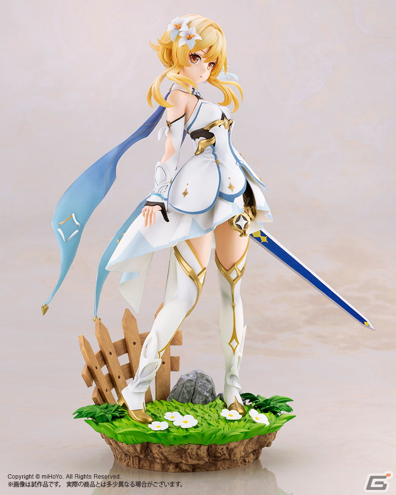 「原神」より蛍と空の1/7スケールフィギュアが2023年4月に発売！衣装の装飾や表情などを精巧に再現の画像8