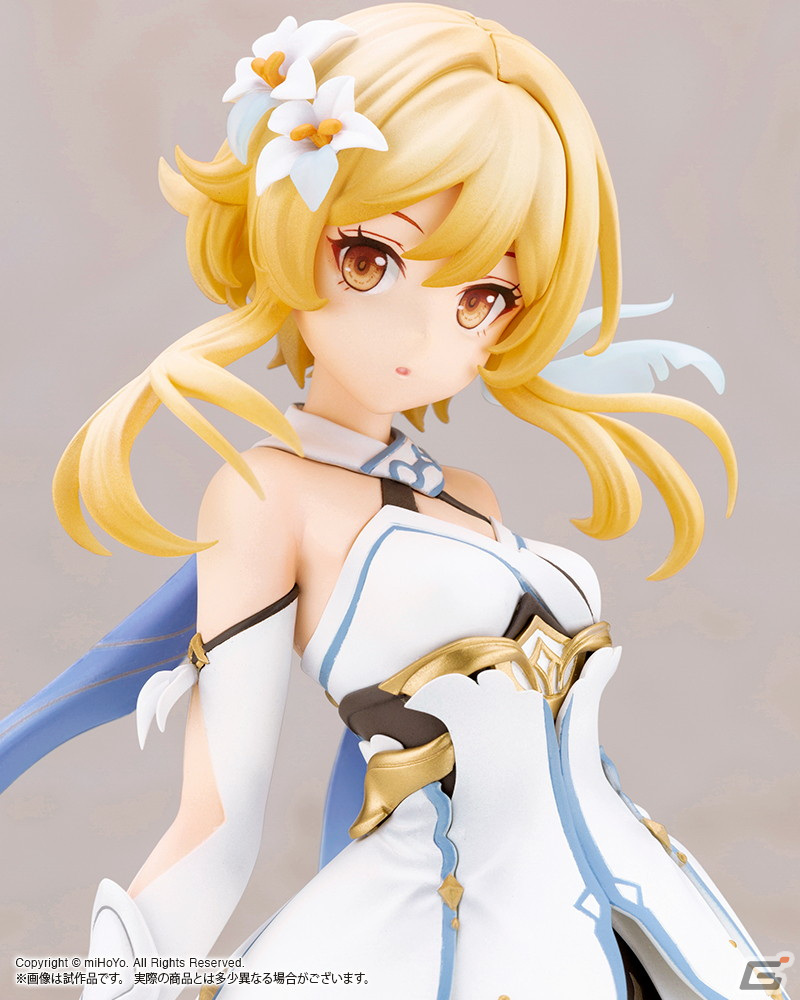 「原神」より蛍と空の1/7スケールフィギュアが2023年4月に発売！衣装の装飾や表情などを精巧に再現の画像9