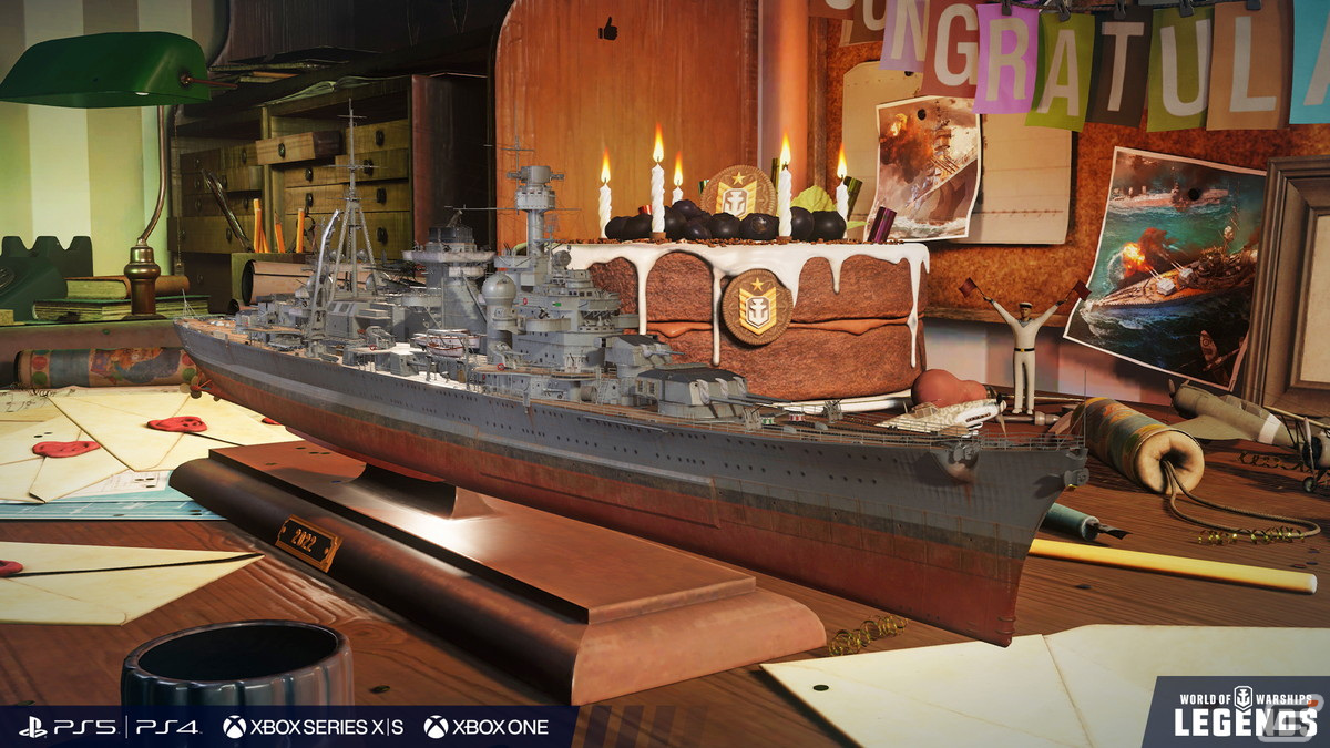 「World of Warships: Legends」で3周年記念アップデートが実施！Tier VIII艦艇がついに登場の画像18