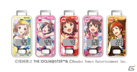 タニタが322人のアイドルをデザインした歩数計「アイドルマスターシリーズモデル」を発表！予約受付を開始の画像1