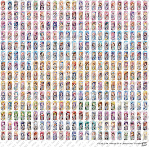 タニタが322人のアイドルをデザインした歩数計「アイドルマスターシリーズモデル」を発表！予約受付を開始の画像2