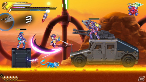 Switch版「蒼き雷霆 ガンヴォルト 鎖環」が発売！ATEMSナイツの一人・グラツィエや挿入歌「硝子の楽園」のMVもチェックの画像13