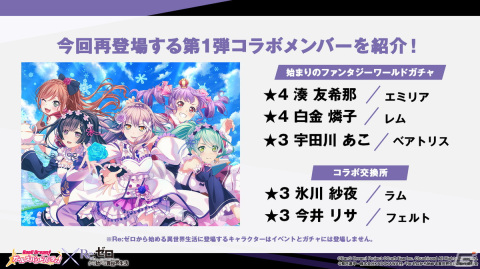 「バンドリ！ ガールズバンドパーティ！」と「Re:ゼロから始める異世界生活」のコラボ第2弾が8月20日より開催！の画像8