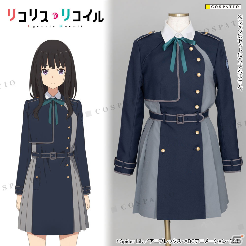 「リコリス・リコイル」千束たちが着ている「リコリス」の制服が公式コスチュームとして登場の画像2