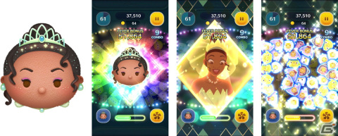「LINE：ディズニー ツムツム」に「プリンセスシンデレラ」「プリンセス白雪姫」「プリンセスティアナ」のボイス付きの新ツムが登場！の画像4