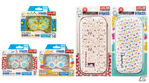 サイバーガジェットより「ドラえもん」デザインのミニコントローラーとポーチが登場！の画像1