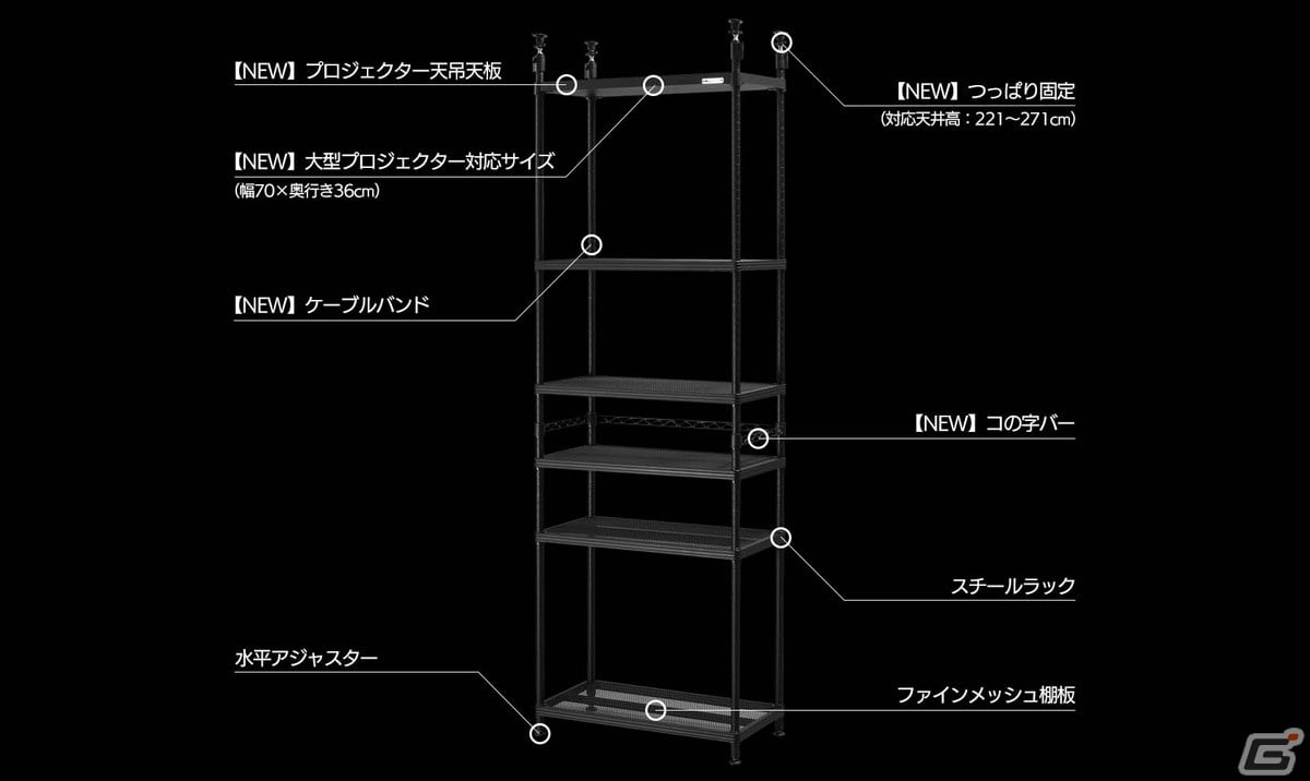 Bauhutteから天井や壁を傷つけずにシアターゲーミングルームを構築