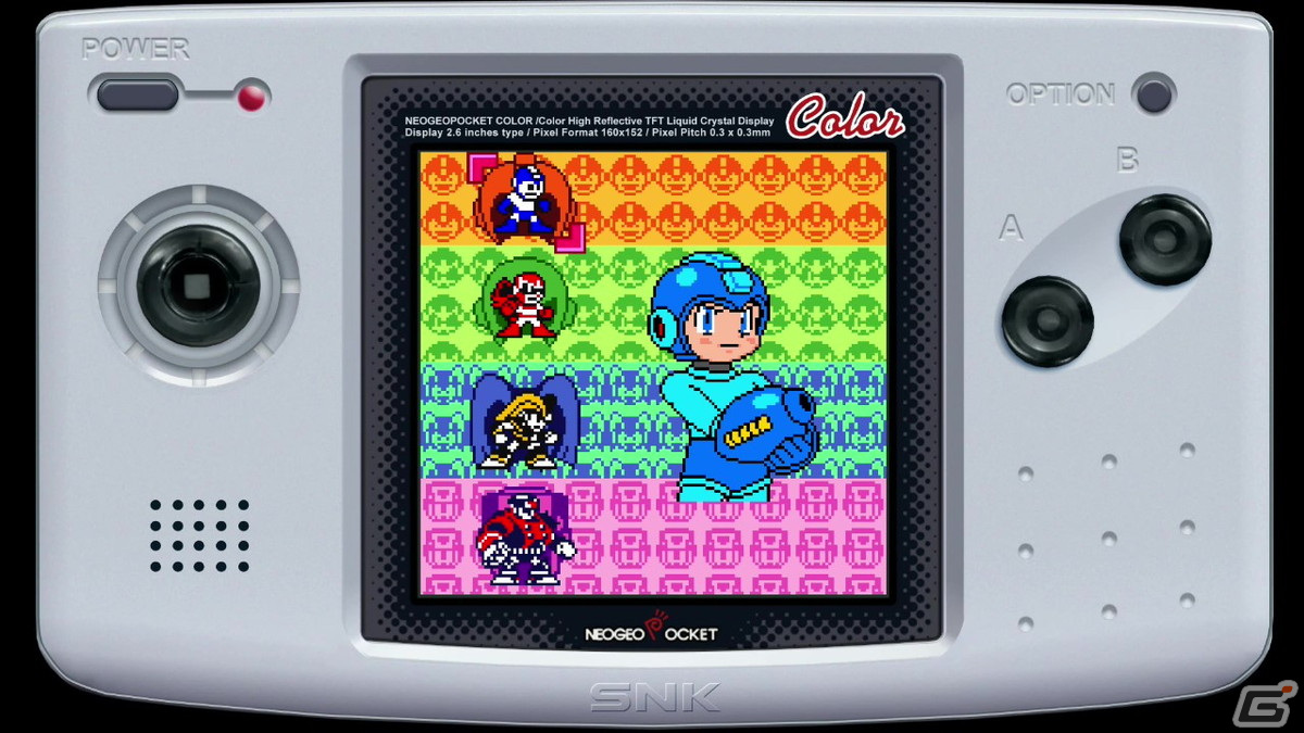 ネオジオポケットカラー用にアレンジされた2タイトルを収録した「ロックマン バトル＆ファイターズ」がSwitchで配信開始！の画像2