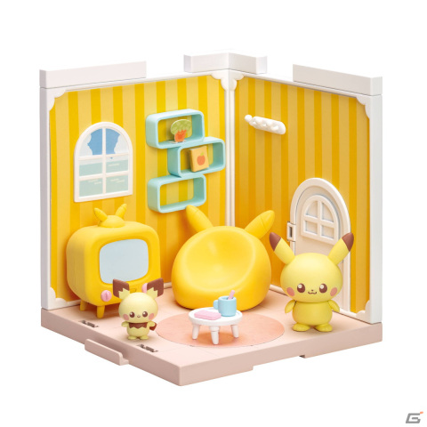 ポケモンたちが暮らすシェアハウスを描いたフィギュアセット「ポケモン