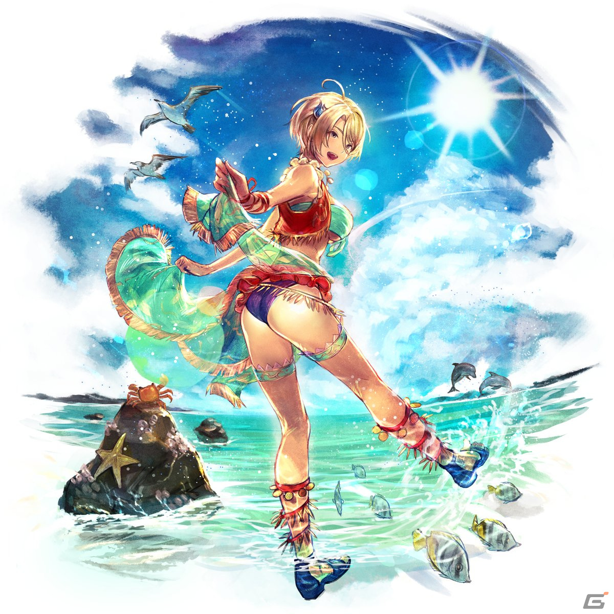 「OCTOPATH TRAVELER 大陸の覇者」薬師「ソフィア（CV：悠木碧）」と踊子「フィオル（CV：大西沙織）」が水着姿になって登場！の画像6